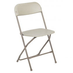 Beige Folding Chair